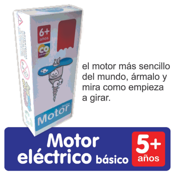 Juguetes científicos Camila Motor eléctrico básico