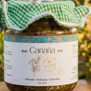 Tarro de Paz Cariaña Ungüento natural para masajes y dolor muscular.