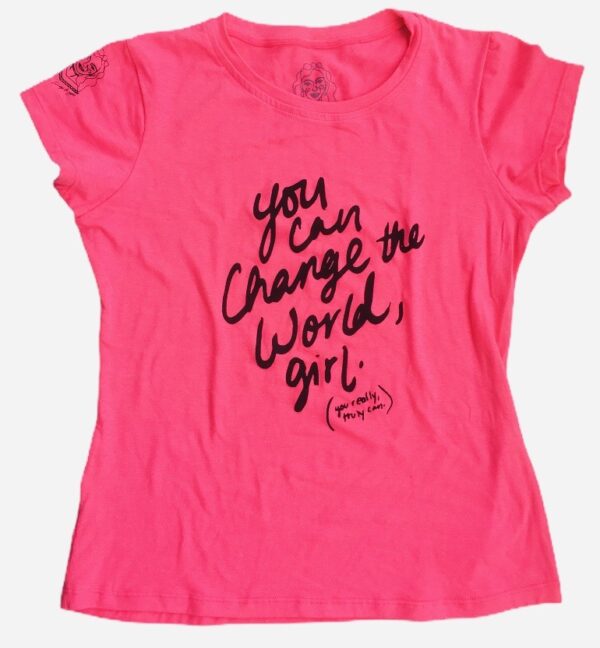 Org Camisetas You can change the world - Imagen 4