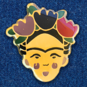 Broche metálico Frida Kahlo