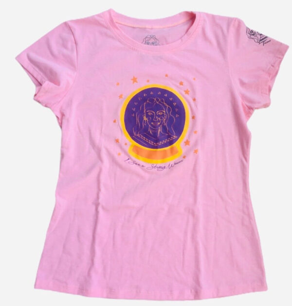 Org Camiseta para mujer I See Rosa